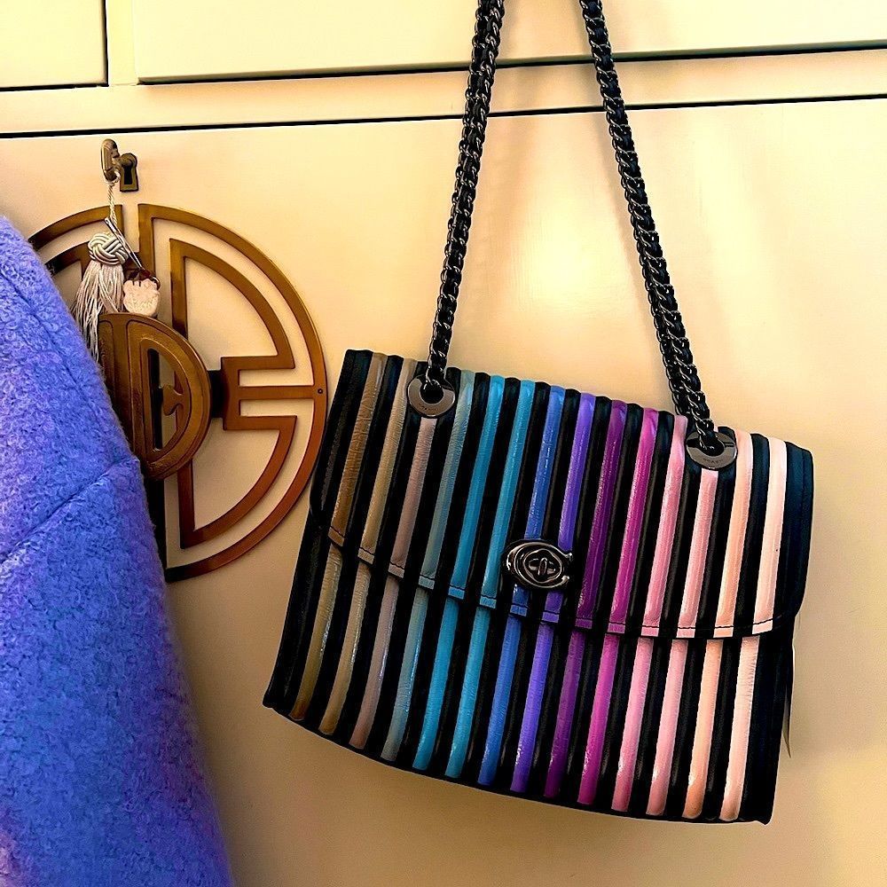 NWT!! Coach Parker Multi Black Ombre Quilted Leather Bag NWT!!!